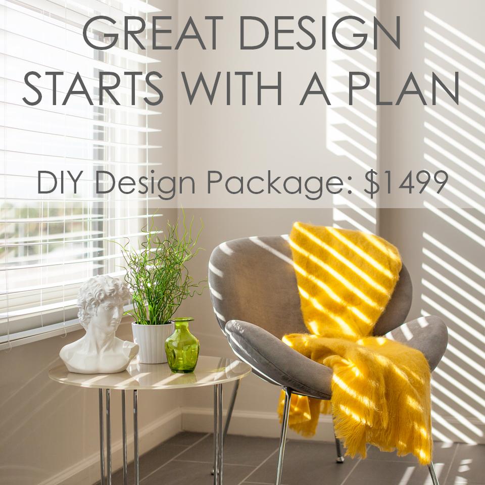 Want a professionally designed space but don't want to break the budget? The DIY Design Plan is for you! #az #diy