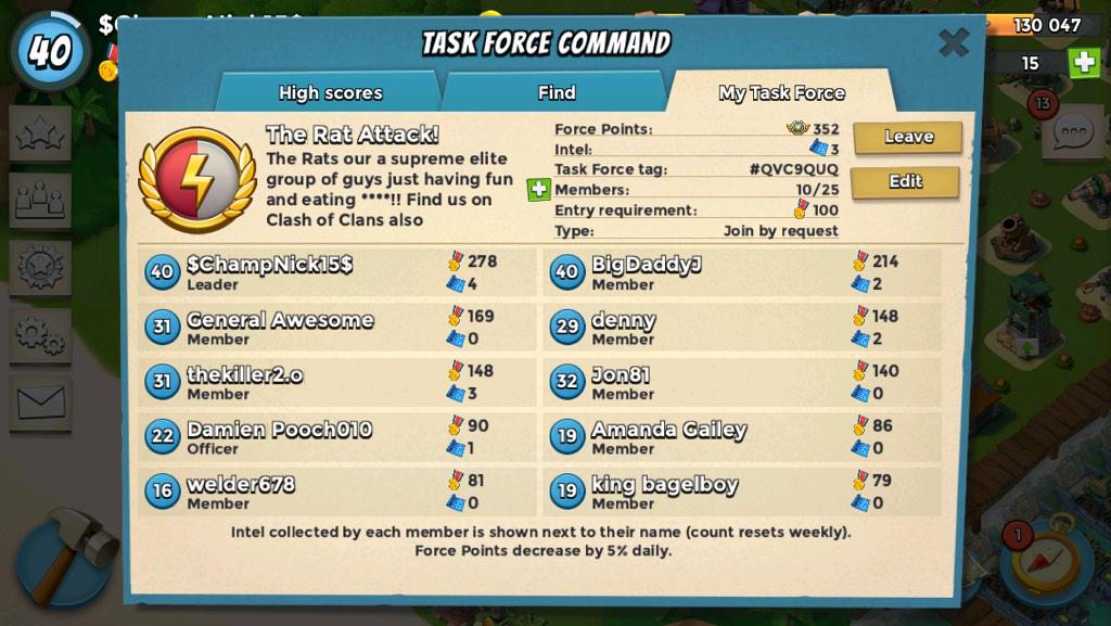 ratsattack's tweet image. Join us we need active dedicated loyal members ready to just get better  @CoCRecruitment