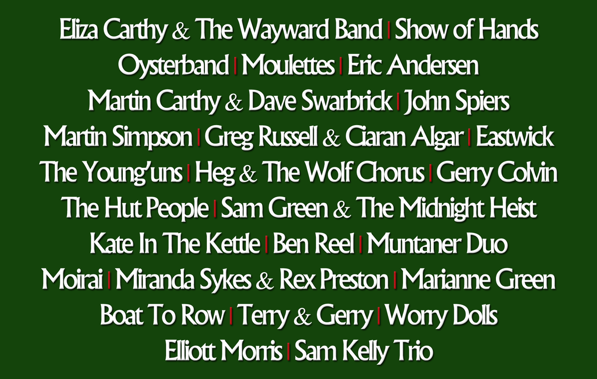 performingacts's tweet image. Great line up @RobinFestival this September over 3 days