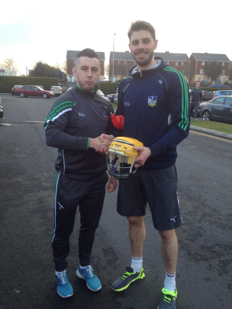 Presenting Limericks <a href="/Daithi_Breen/">David Breen</a> with his new cooper sk100 for 2015 <a href="/NapGAA/">Na Piarsaigh GAA</a> <a href="/Cooperhelmets/">Cooper Helmets</a>