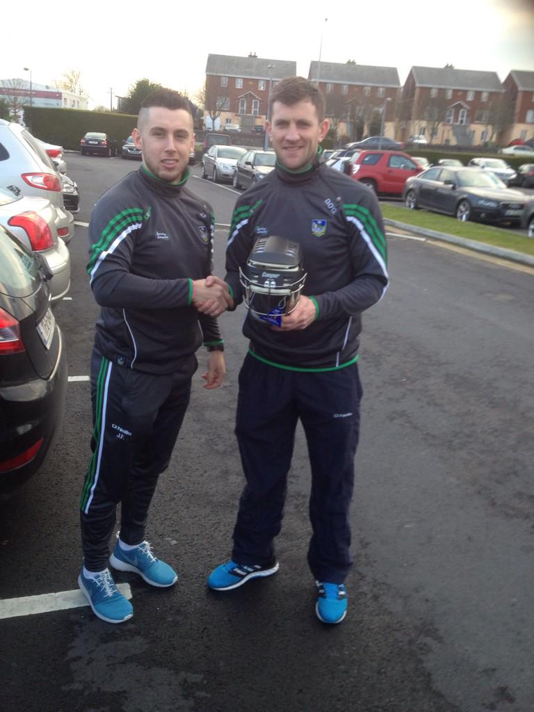 Presenting Limericks captain @dodgie133 with his new cooper sk100 for 2015 <a href="/gbgaaclublimk/">Granagh Ballingarry</a> <a href="/Cooperhelmets/">Cooper Helmets</a>