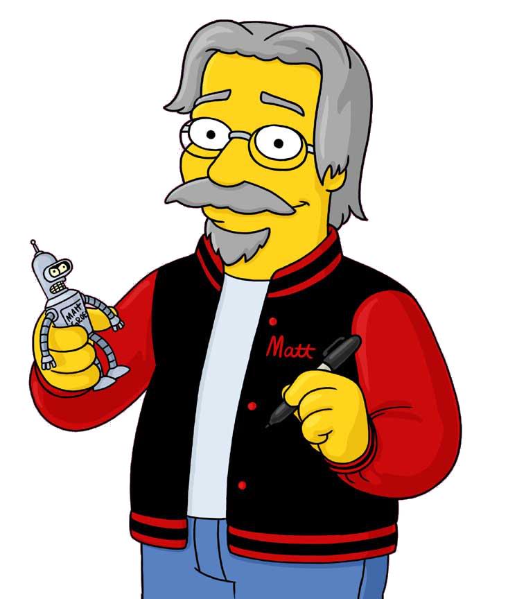 To the man who made possible, happy birthday, Matt Groening!    