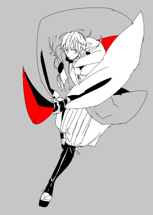 鶴丸国永(刀剣乱舞) 「つるまるくになが」|cosmosのイラスト