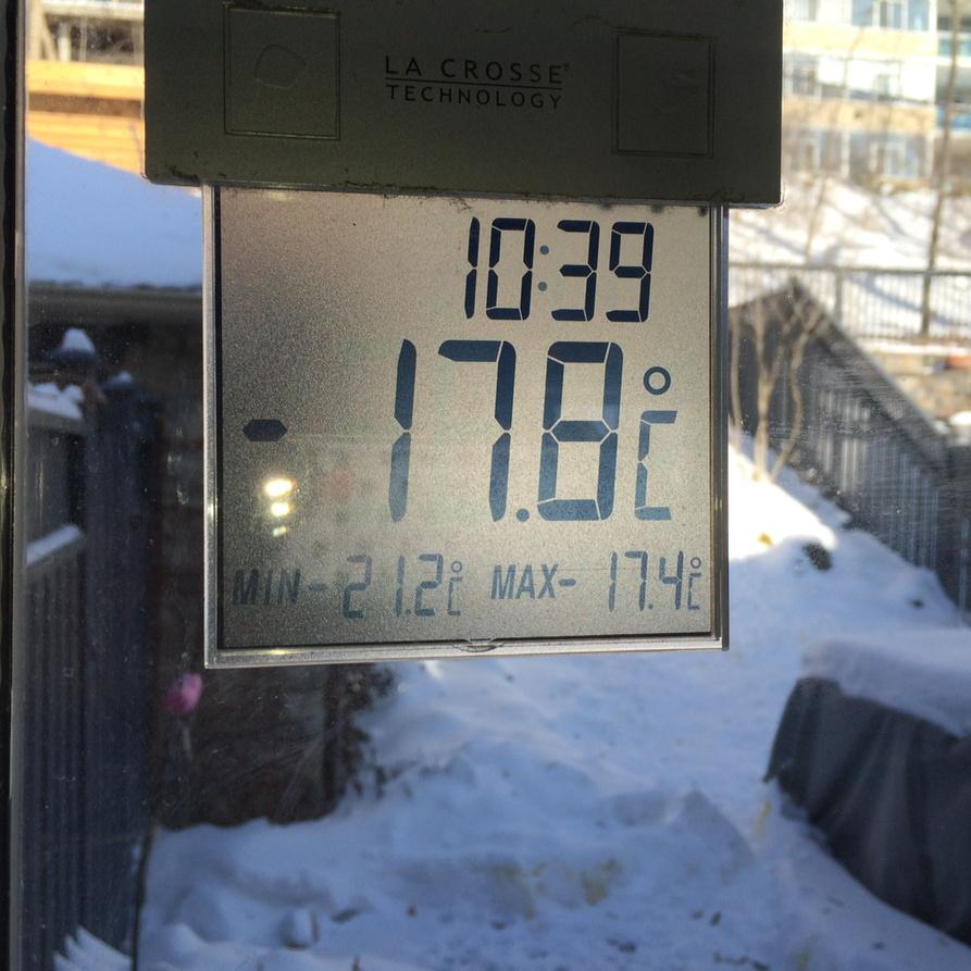 Jeniek's tweet photo. #coldestday in Toronto http://t.co/zpd2Rgkz4a