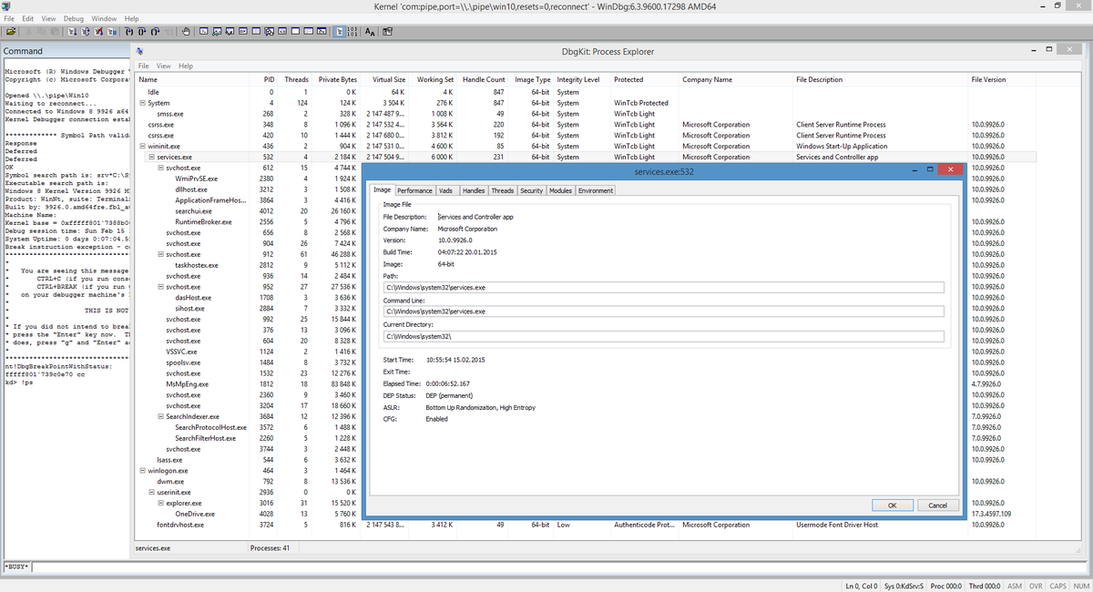 AndreyBazhan's tweet image. Checkout #DbgKit andreybazhan.com/dbgkit first GUI extension for #Windbg Inspired by @markrussinovich #ProcessExplorer