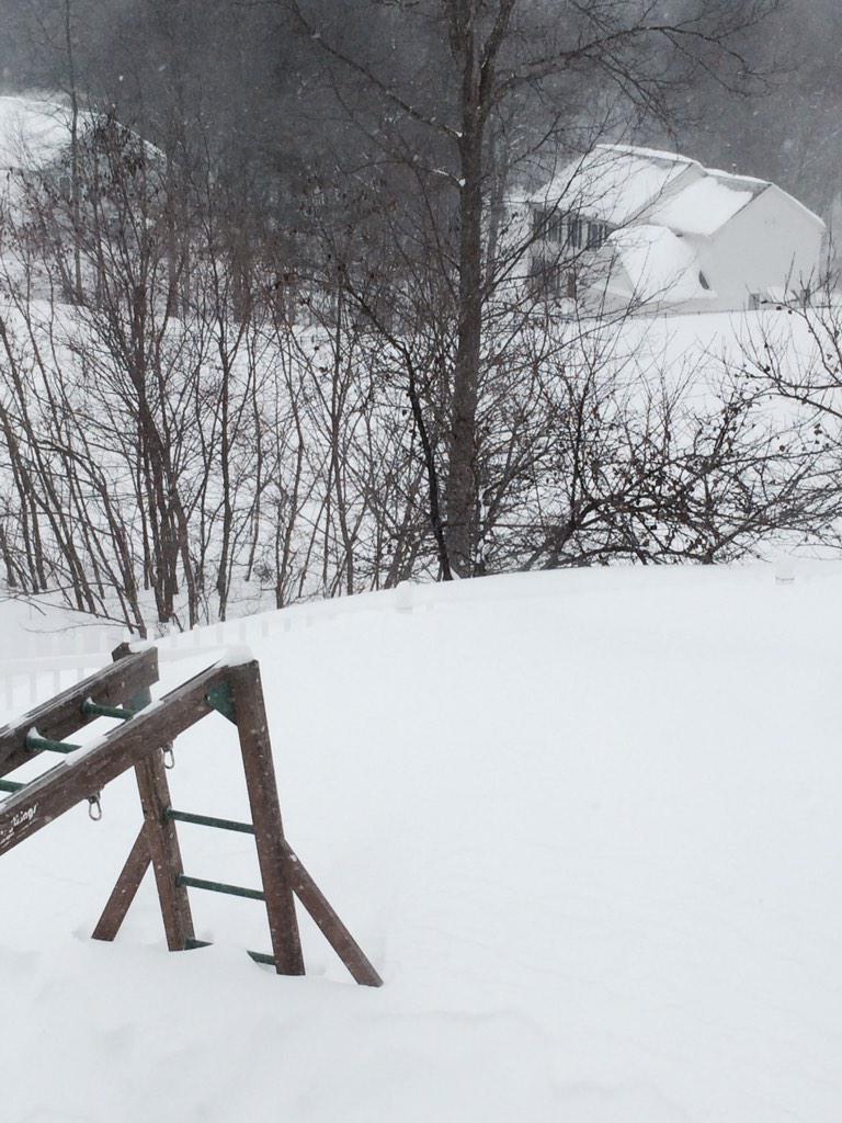 Where's the fence? #MWSnow