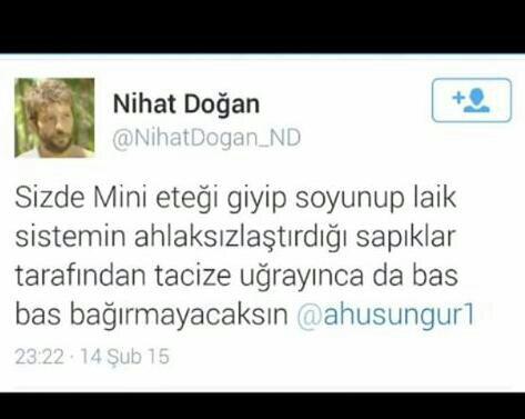 Azragnll's tweet photo. Bu ne kendinibilmezlk,hadsizlik.Zamannda minietekli birine nasıl evlilik icin yalvardğnı hepimz gördk @NihatDogan_ND http://t.co/n6B1NHCwPZ