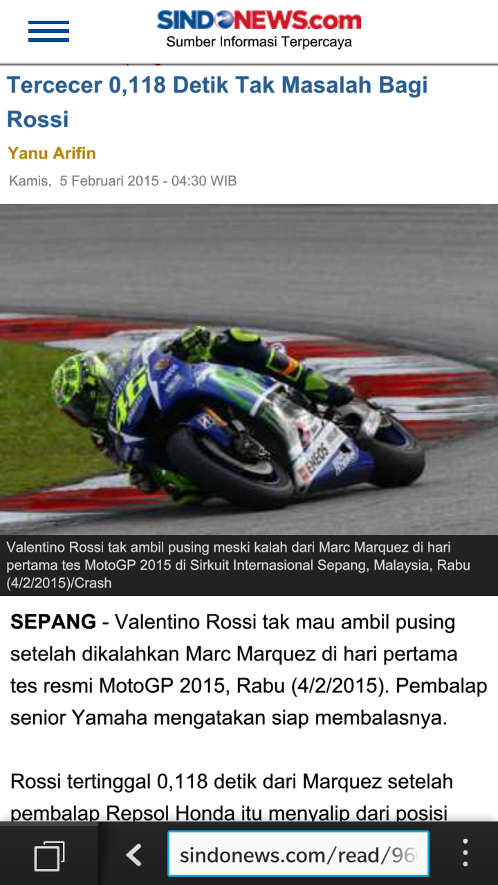 Happy birthday valentino rossi. hopefully your world championship title that to 10 in MotoGP 2015 