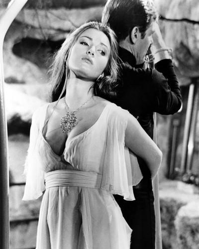 Happy birthday Jane Seymour. Here she is with Roger Moore in \Live and Let Die\ (Guy Hamilton, 1973) 