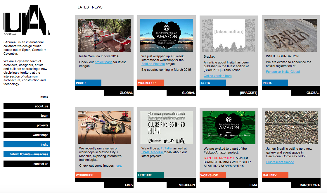 uAbureau's tweet image. updates on uA website / #ComunaInnova 2014 + #InteractiveInterfaces workshops + #Faberarium. goo.gl/B1jQNe