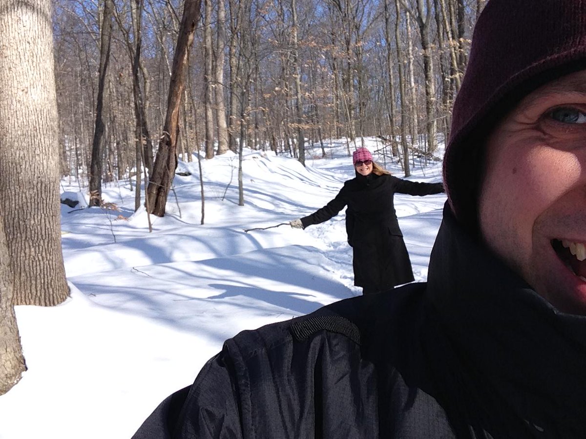 sethfreach's tweet photo. Today was a great day for walk through the woods with friends and family http://t.co/8Rnpy64l8j