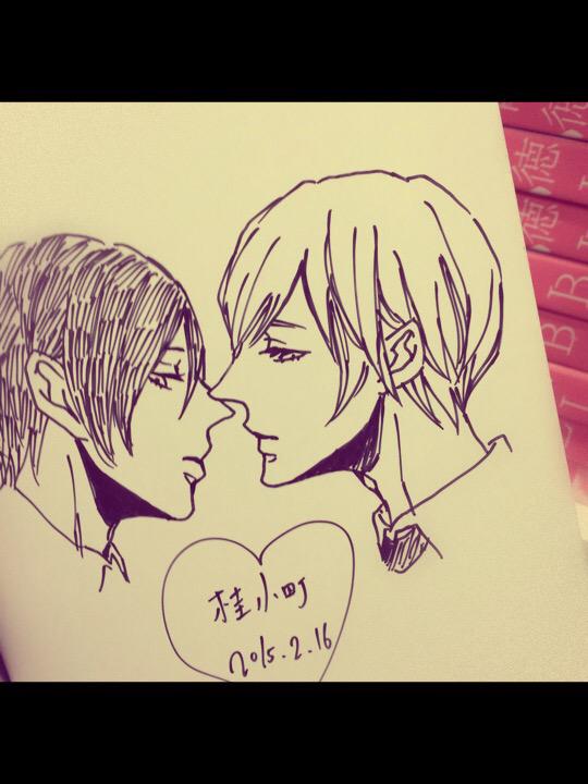 サイン本完成!10冊ともイラスト描いたよん♡ 