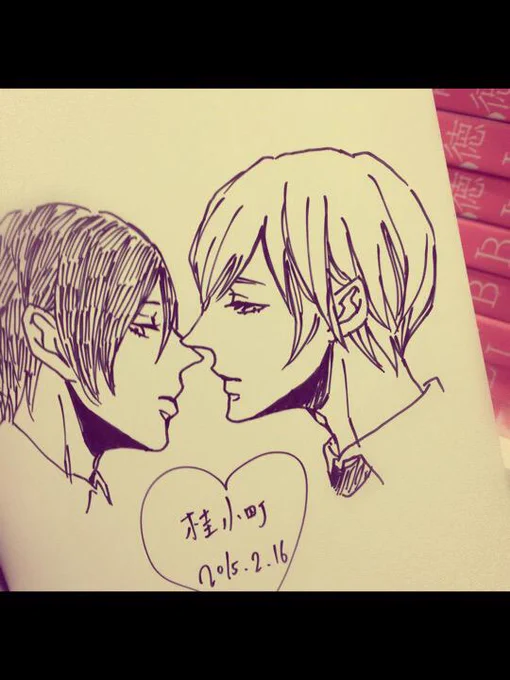サイン本完成!10冊ともイラスト描いたよん♡ 