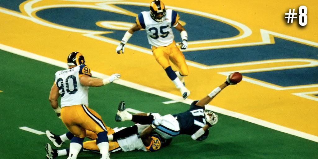 NFL's tweet image. Top 10 Super Bowl Finishes
10. #SB25: Scott Norwood missed FG
9. #SB32: "The Helicopter"
8-1. at.nfl.com/Ivy8Ap1