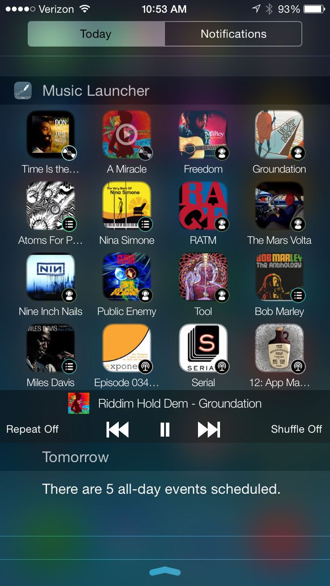 Music Launcher App tweet media