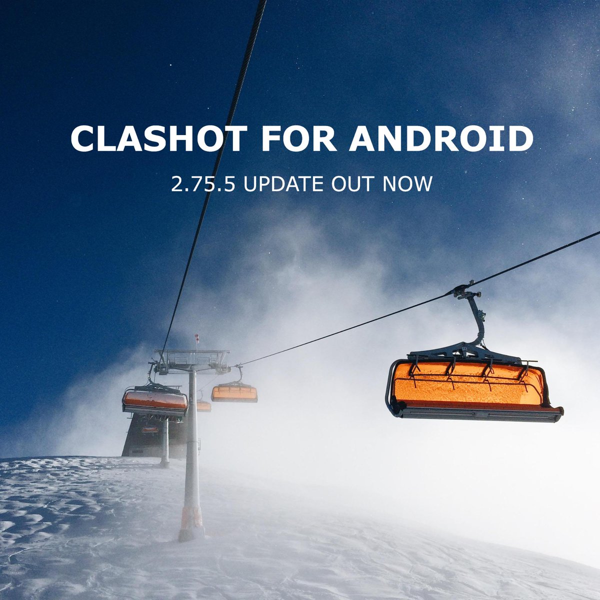 Clashot's tweet photo. Clashot update for Android is available now. Be sure to update Clashot for many performance enhancements and fixes. http://t.co/nKZOc83rMv
