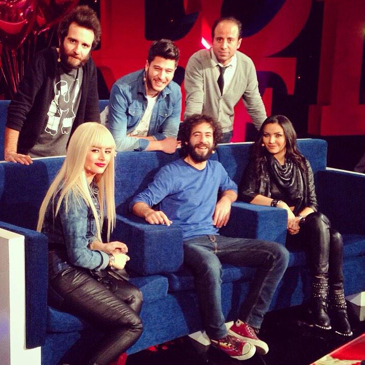 DHajjara's tweet photo. @LayleJnoun @mitriiiiii @SaadKad @nicolasmezher @mtvlebanon#الليلة_جنون #Best #specialvalentine #cinema #commingsoon http://t.co/UUCTwNQ5BA