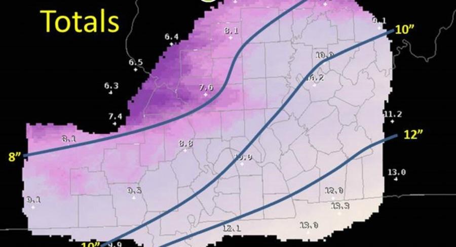 .<a href="/NWSPaducah/">NWS Paducah, KY</a> has updated the forecast snow total for Evansville to about 10 inches
courierpress.com/weather/21515-…