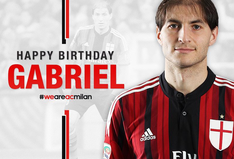Many happy returns to Gabriel Paletta who turns 29 today. #weareacmilan