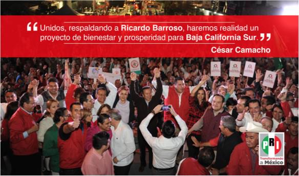 '@PRI_Nacional: Todo el priismo respalda a @RicardoBarrosoA. #JuntosPorBCS #LosMejoresCandidatos. '