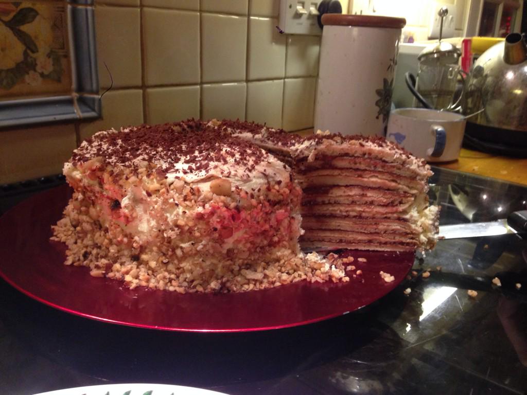 katareeves's tweet photo. @jamieoliver @rob_davies7  loving the pancake cake! #layers #scrummy http://t.co/qKMM5rxeuO