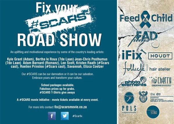 fix_scars's tweet photo. #Scarfix We all have scars we carry with us but what if we can use these scars to serve others. http://t.co/x3c3jl0P0k