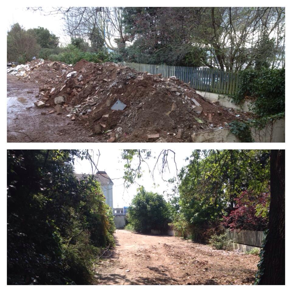 planbdevon's tweet image. Another job completed rubble removed in torquay