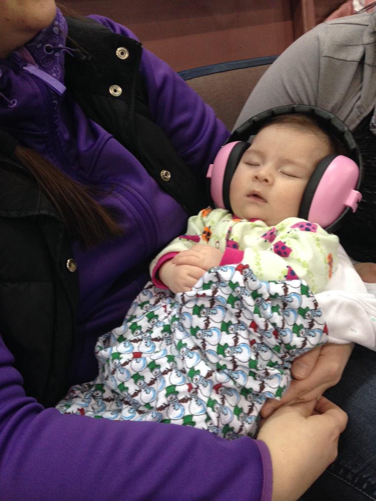 khorosko's tweet photo. @TheEdmontonRush with the littlest Rush fan! Section 122 Row 17 seat 6 #purerush http://t.co/FburFJ7aPt