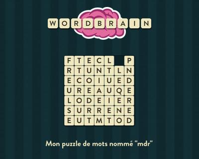 modermite's tweet image. Essaie de résoudre le puzzle créé dans WordBrain! Téléchargez le jeu et entrez le code UNCDV. bit.ly/wordbrainTW
