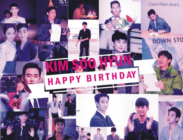 Hope your birthday bring you happiness,
inside and outside ! Happy Birthday Kim
Soo Hyun # HBDKimSooHyun 