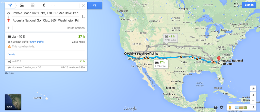 PGATOUR's tweet image. Hey, @BrandtSnedeker: Just in case you want to drive straight there tonight...