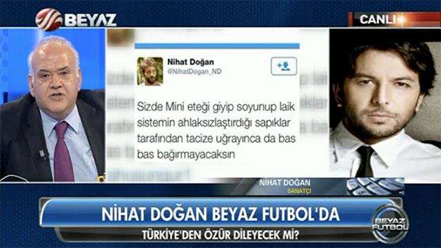 bestebaknediyor's tweet photo. Nihat Doğan Günah Çıkartamadı! > http://t.co/XJnTcG9KXa 

#ÖzgecanAslan #BeyazFutbolSaati #NihatVarsaSurvivorBoykot http://t.co/AZSkUh5qUY