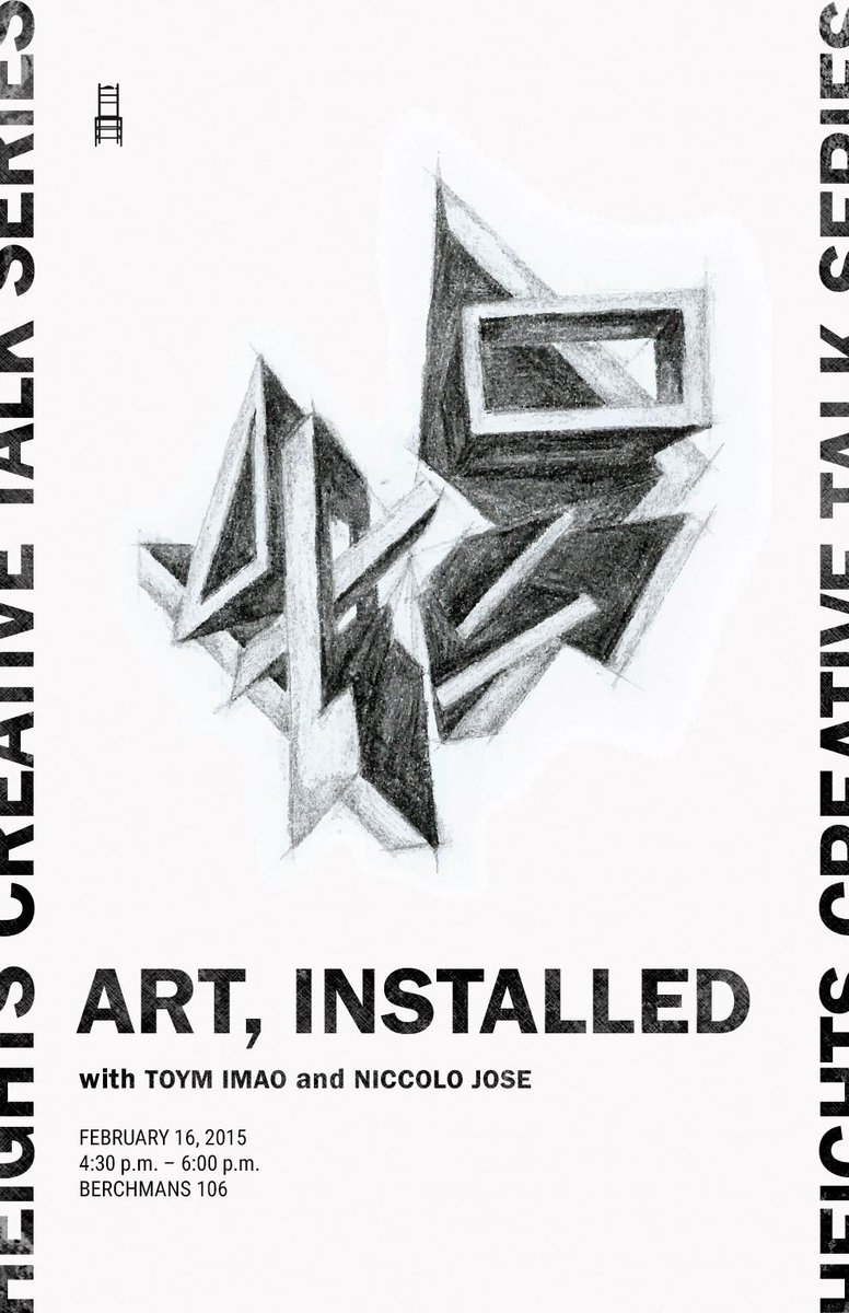 HEIGHTSAteneo's tweet photo. 30 minutes before #ArtInstalled! http://t.co/AC2MgzzzdT