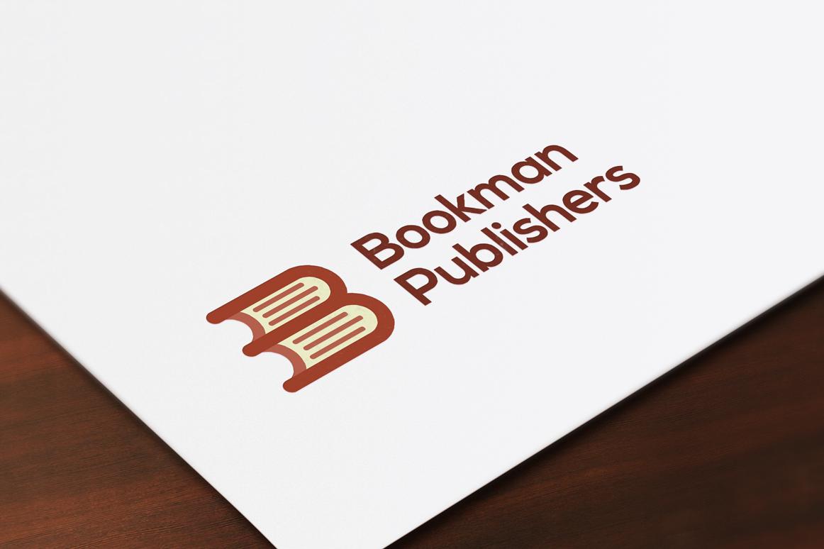 Bookman Publishers #vector #logodesign #publishing #brand found <a href="/CreativeMarket/">Creative Market</a> crtv.mk/twzt