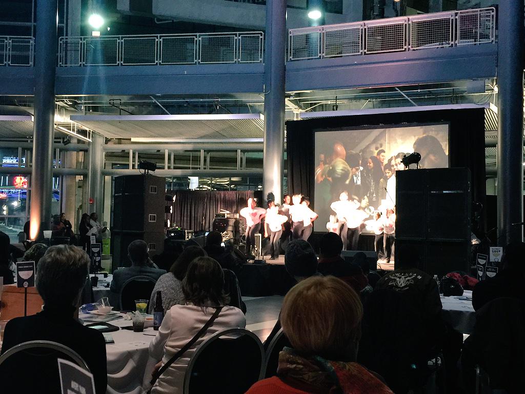 OpportunityDET's tweet photo. Former @DetroitSOUP winner, Dance Inc just killed it on the stage! #DetroitSoup http://t.co/4jWFWaKl02