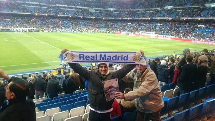 Finde en Madrid viendo jugar a mi equipo :) Gracias a mi cari por el regalazo..!! Te quiero gordi..!!