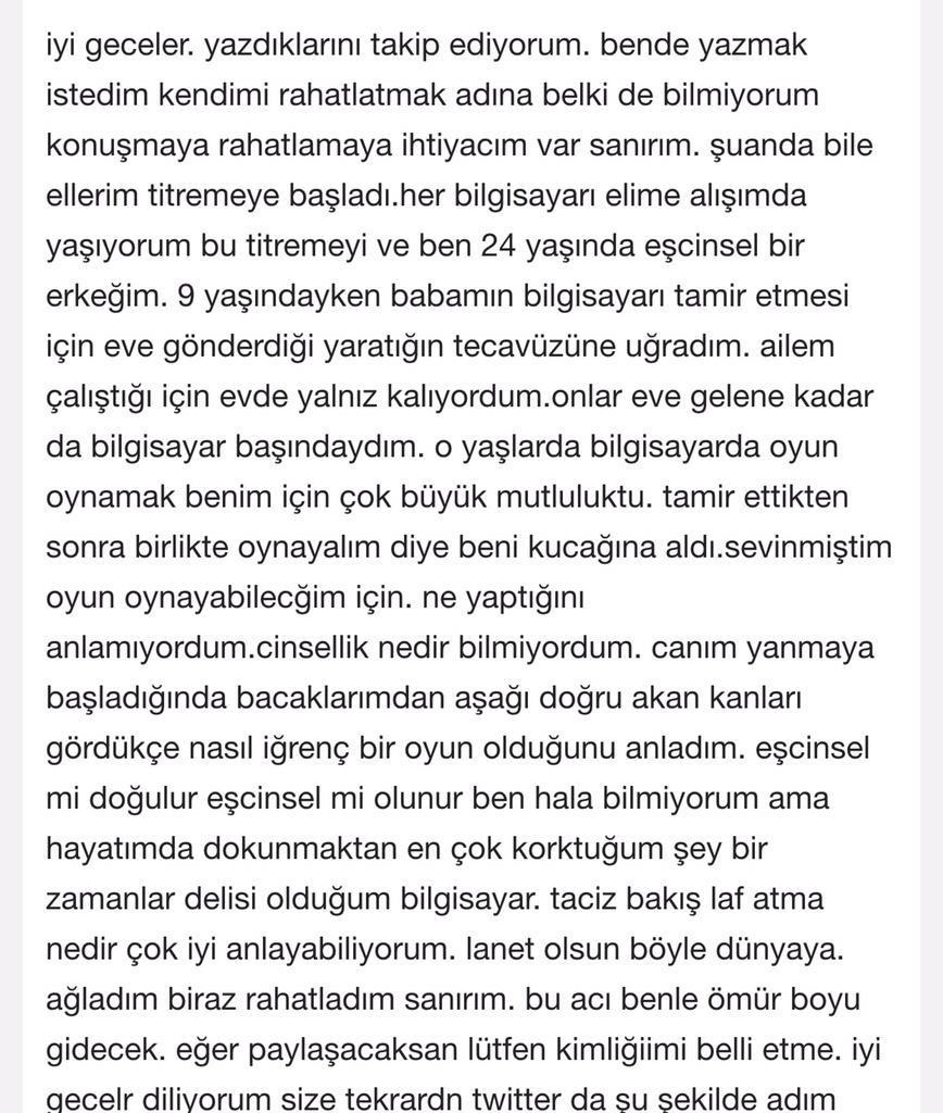 yazargecerim's tweet photo. Bugünlük son olarak bunu paylaşıcam, sebebi erkek çocuklarınızı da koruyun olurmu #sendeanlat http://t.co/54n4A3PrUS