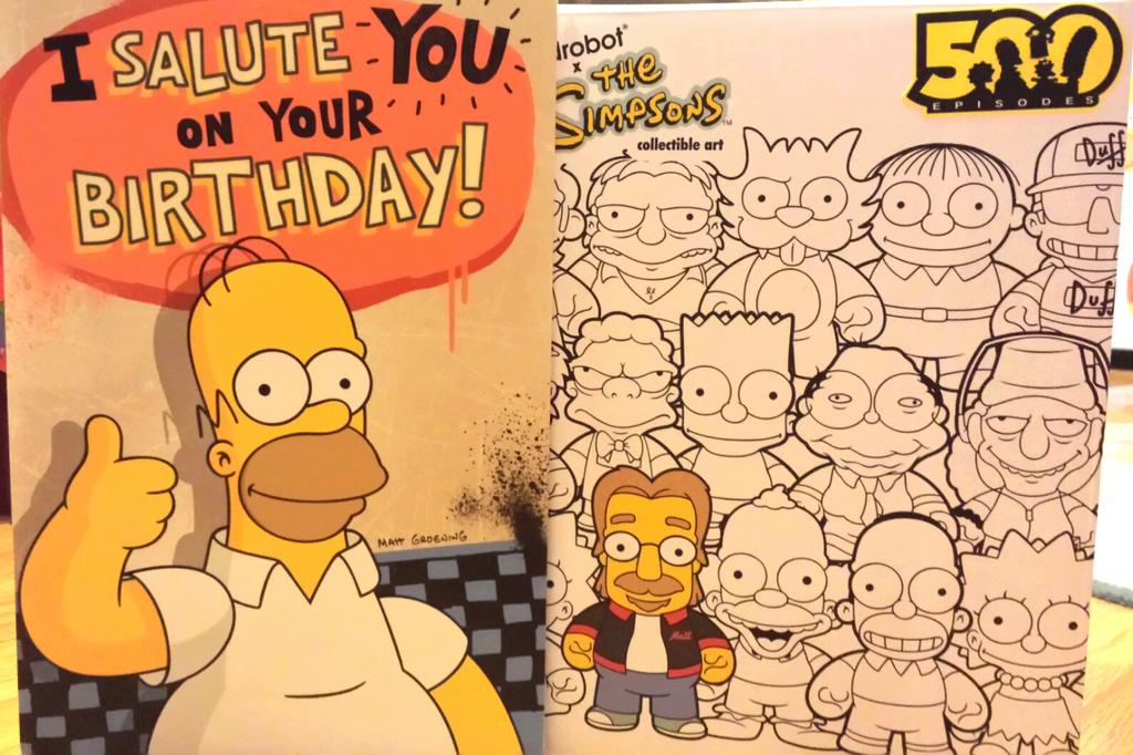 Happy Birthday Matt Groening! Thank you for creating the best cartoon family EVER!  