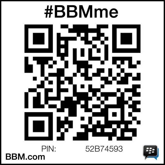 #BBMme PIN:52B74593pin.bbm.com/52B74593