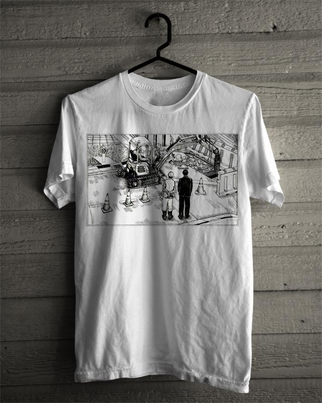 #contractstore #white #roadrepairing IDR 100k | avalaible size XL L M S | order 082386049696