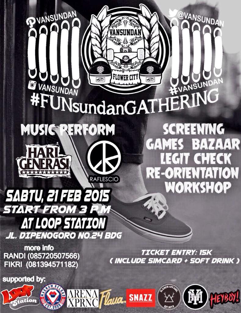 H-5 nih #FUNsundan Gathering <a href="/VansHeadGRT/">VansHead Garut</a> <a href="/VansHeadYK/">OTWYK</a> <a href="/BeFunNColorful/">Be Fun N Colorful</a> <a href="/VlackStore/">IG : VLACKSTR</a> <a href="/sneakersjava_/">iG : Sneakers Java</a> <a href="/snazz_yk/">Snazz Shoe Grooming</a>
