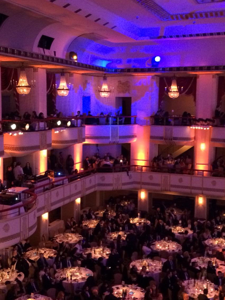 howardblas's tweet photo. More than 1200 people enjoying & celebrating "Telling Israel's Story" #TOIGala @TimesofIsrael http://t.co/8B7eA4JG3Q