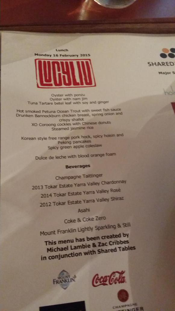 Great to be here again. Thanks <a href="/GerardShared/">Shared Tables</a>