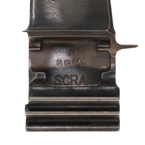 ☆希少品☆ ANA 747タービンブレード　メモリアルスタンド レアグッズ販売情報//昨年退役したB747のエンジンに組み込まれていた