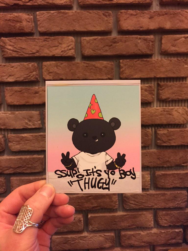 MINAKWON's tweet photo. Thugy's 1st bday pic! The post cards are out! http://t.co/zis6ysfFwL #getit #itsyoboy #Thugy #lol http://t.co/bZk2TeqpEe