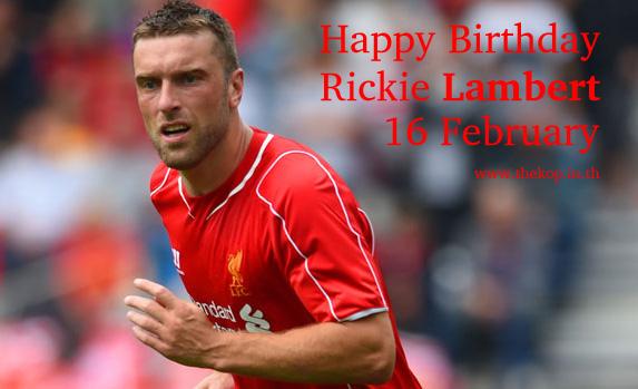 Happy Birthday Rickie Lambert          33           