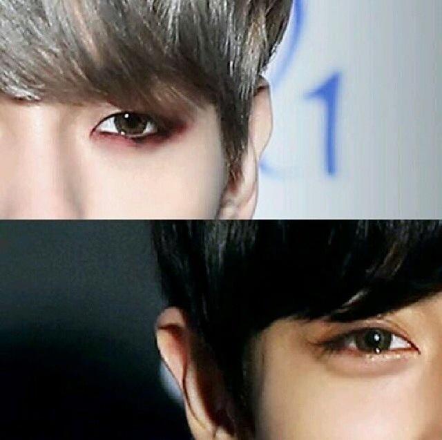 Baekyeoliee's tweet photo. Baekhyun &amp; Chanyeol eyes ㅠㅠㅠㅠ http://t.co/9vWRSlWk07