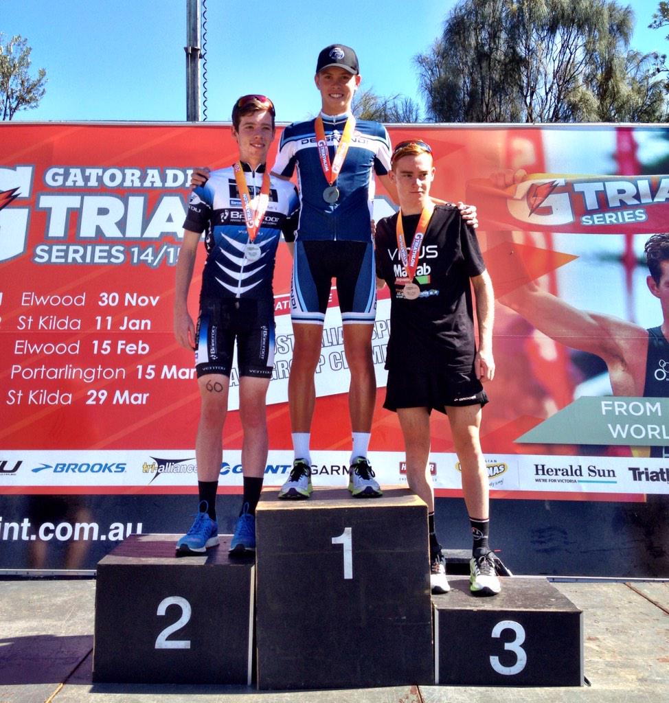 _kurtmcdonald's tweet photo. Happy to take the win yesterday in the ITU Junior category at the Gatorade Triathlon. #qualityfield #slickracing http://t.co/PMQdZgo5X6