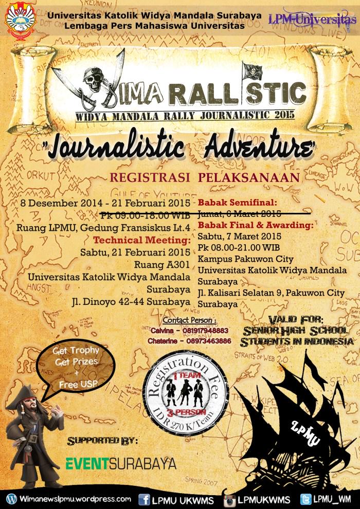 Piala, Medali, Uang Tunai Jutaan di National Rally Games Journalistic | bit.ly/1z8pZDP / 08973463886 @lpmu_wm