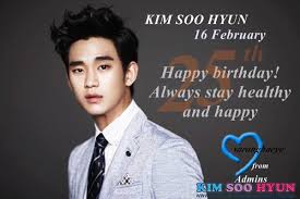 HAPPY BIRTHDAY KIM SOO HYUN oppa!!! 